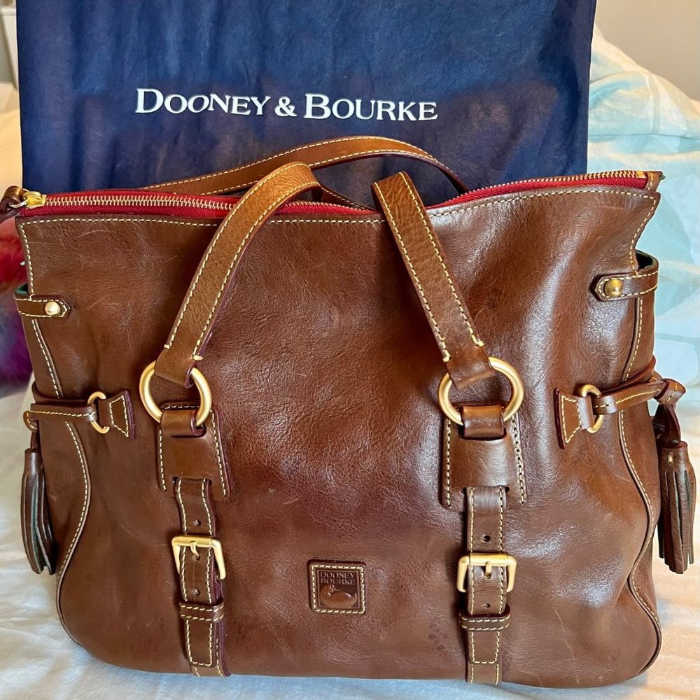 Dooney & Bourke Florentine Leather Satchel